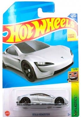 Tesla Roadster silver - Hot Wheels 1:64