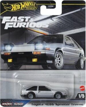 Toyota AE86 Sprinter Trueno silver F&F - Hot Wheels 1:64
