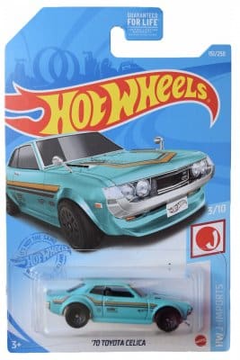 Toyota Celica 1970 syaani - Hot Wheels 1:64