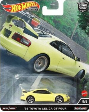 Toyota Celica GT-Four 1995 keltainen - Hot Wheels 1:64