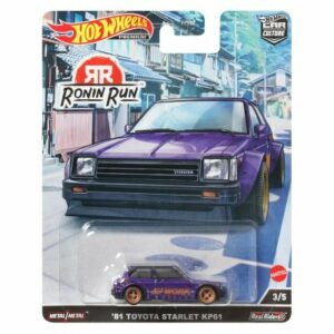 Toyota Starlet KP61 1981 Purppura - Hot Wheels 1:64