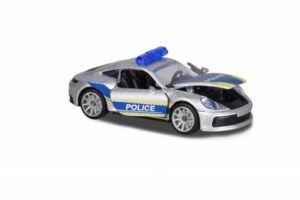 Porsche Taycan Turbo S Police - Majorette 7.5 cm