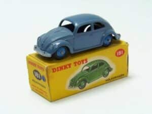VW Beetle blue/grey - scale 1:43
