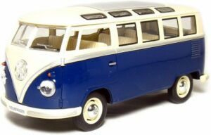 VW Bus T1 1950-67 blue/white - scale 1:24