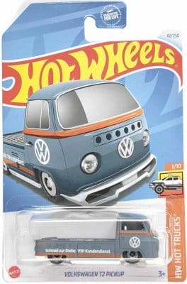 VW T2 Pickup grey/blue - Hot Wheels 1:64