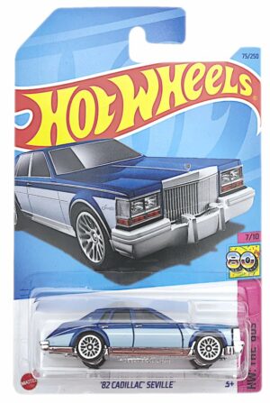 Cadillac Seville 1982 blau - Hot Wheels 1:64