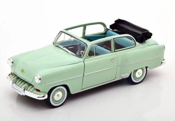 Opel Olympia Rekord 1954 ljusgrön - skala 1:24