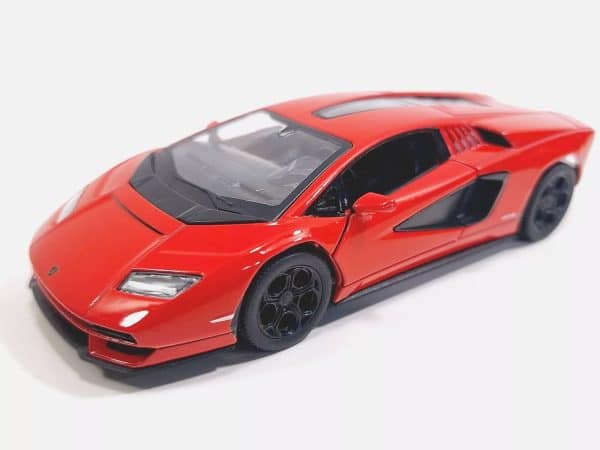 Lamborghini Countach LPI 800-4 röd - skala 1:38