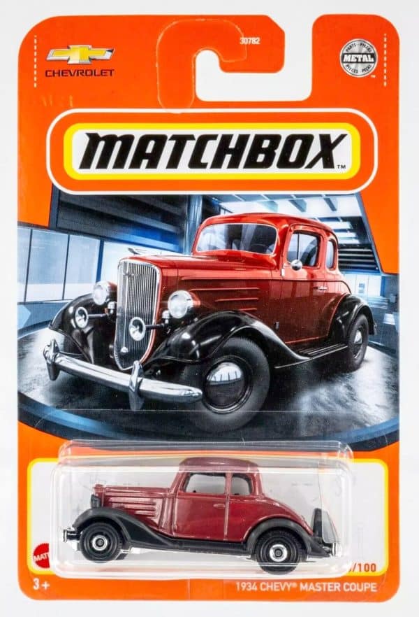 Chevrolet Master Coupe 1934 röd - Matchbox 1:64