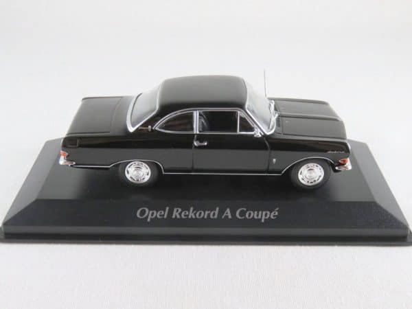 Opel Rekord A Coupe 1962 musta - mittakaava 1:43