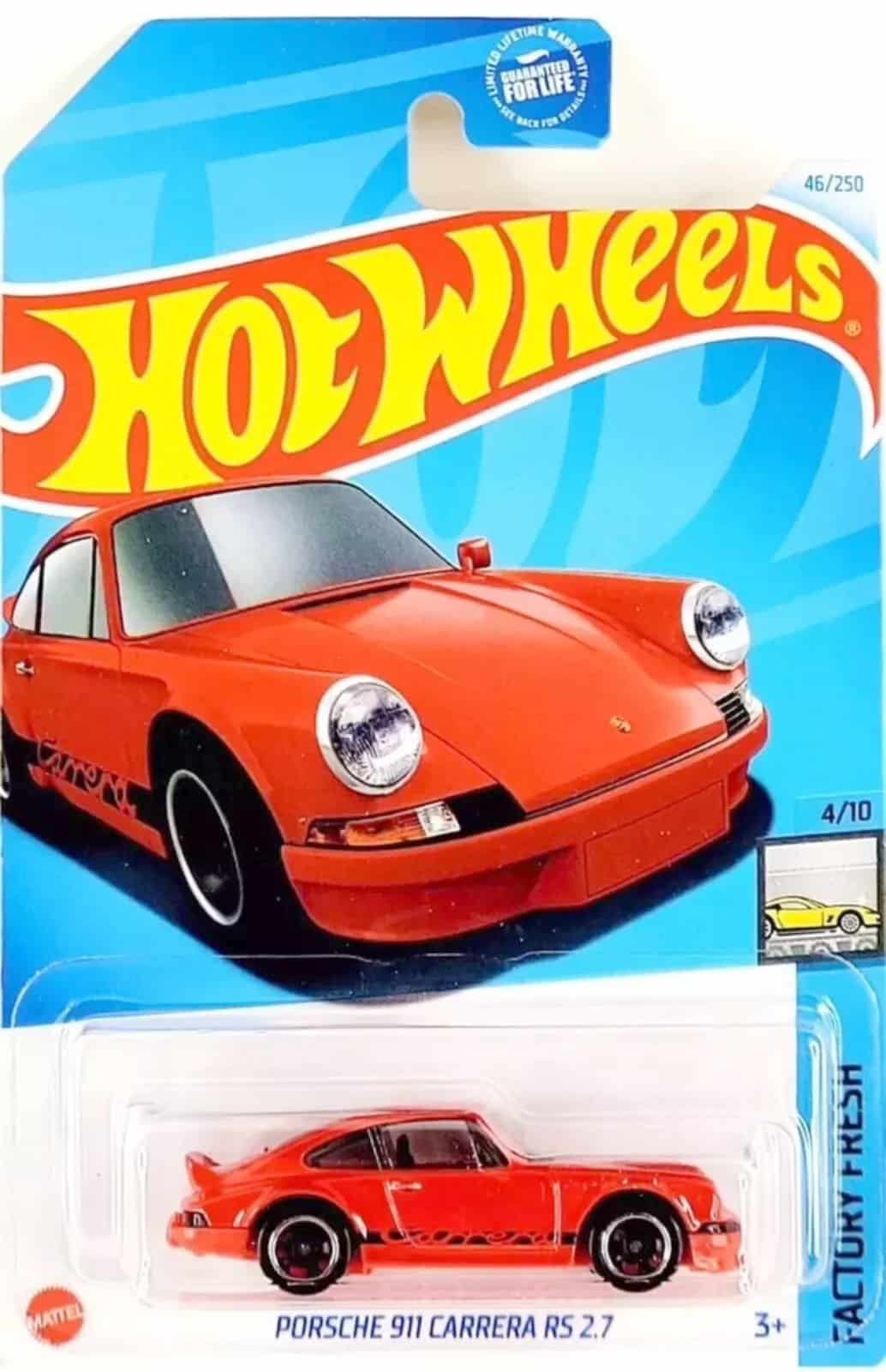 Porsche 911 Carrera RS 2.7 rot Hot Wheels 1 64 PlayLek