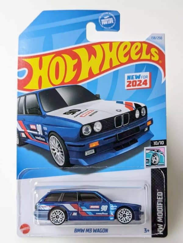 BMW M3 Wagon blå - Hot Wheels 1:64