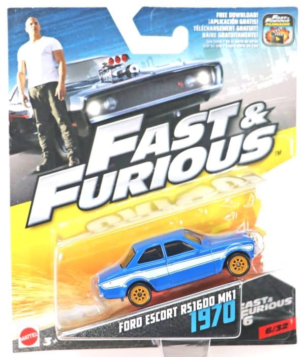 Ford Escort Rs1600 Mk1 1970 Fast &amp; Furious - Hot Wheels 1:55