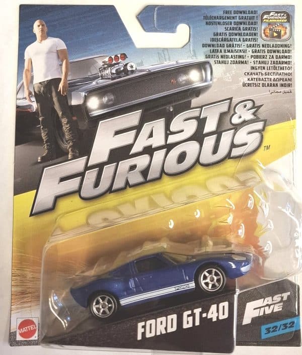 Ford GT-40 Fast & Furious - Hot Wheels 1:55