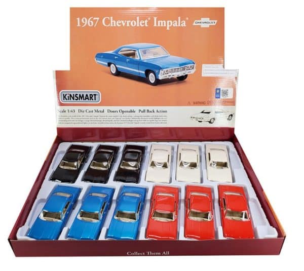 Chevrolet Impala 1967 rød - skala 1:43 - Bilde 2