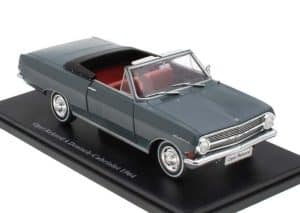 Opel Rekord A Cabriolet 1964 gray - scale 1:24