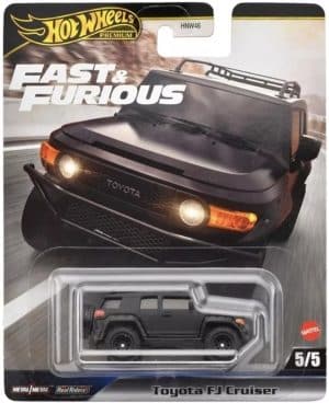 Toyota FJ Cruiser musta F&amp;F - Hot Wheels 1:64