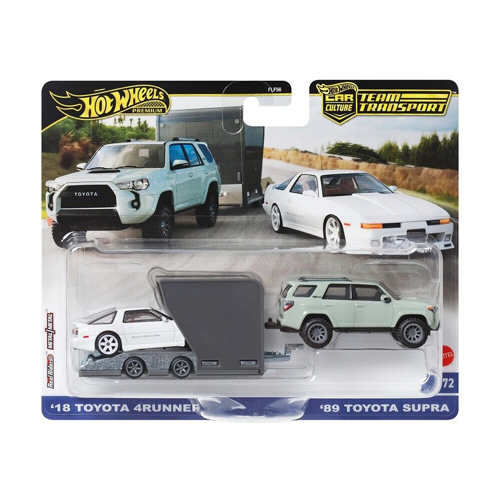 Hot Wheels Team Transport Mix D Set of 4 Toyota 4Runner
