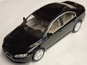 Volvo S80 2006 musta - mittakaava 1:43