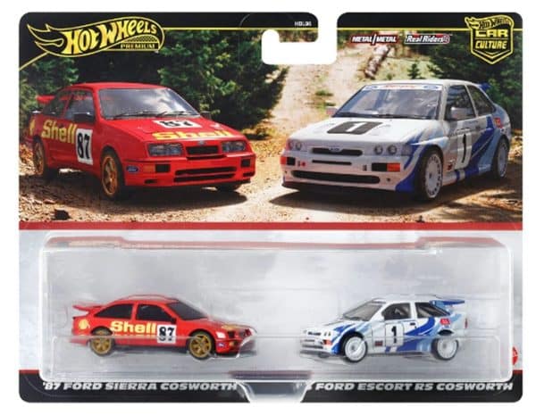 2er-Pack Ford Sierra Cosworth 1987, Ford Escort RS 1993 – Hot Wheels 1:64