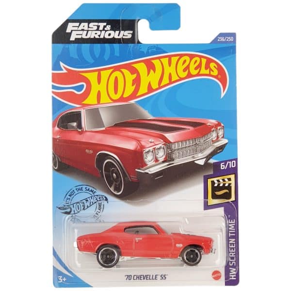 Chevrolet Chevelle SS 1970 röd - Hot Wheels 1:64