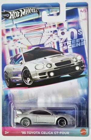 Toyota Celica GT-Four 1995 90-luvun katukuva - Hot Wheels 1:64
