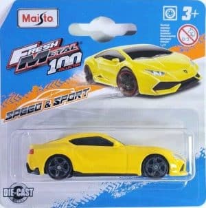 Toyota Supra GR 2022 keltainen - mittakaava 1:64 (7,6 cm)
