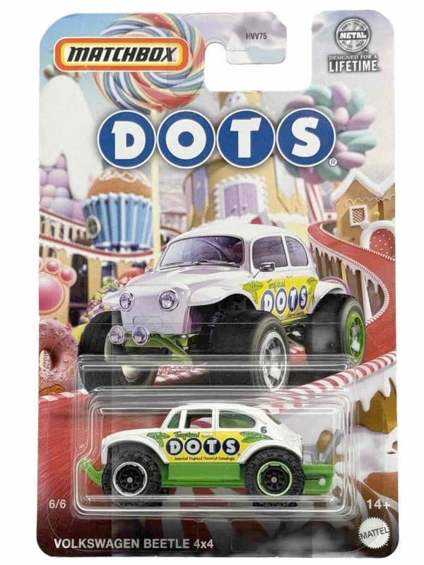 VW Beetle 4x4 "Dots" - Matchbox 1:64 Candy series