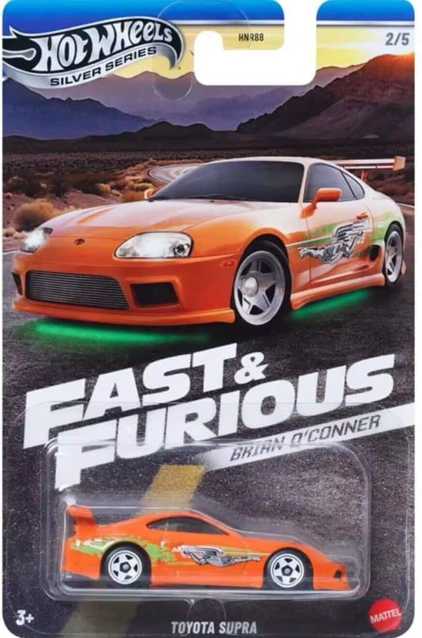 Toyota Supra orange Fast & Furious - Hot Wheels 1:64