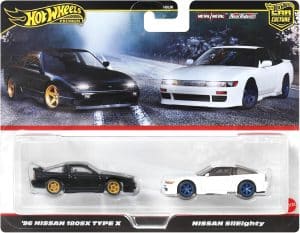 2 -Pack Nissan 180SX Type X 1996 Nissan Sileighty - Hot Wheels 1:64