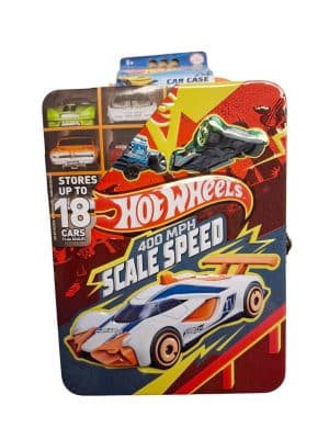 Hot Wheels Car Case/Bag 18 Metal Yellow - Hot Wheels
