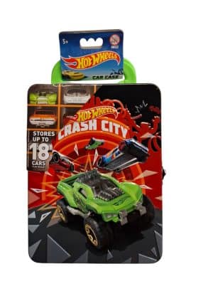 Hot Wheels Car Case/Bag 18 Metal Black - Hot Wheels