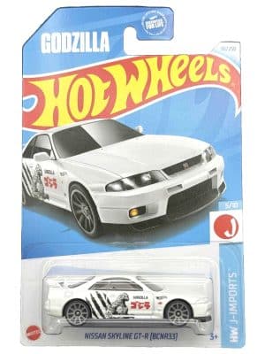 Nissan Skyline GT -R (BCNR33) Godzilla - Hot Wheels 1:64