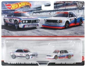 2 -Pack BMW 3.0 CSL RACECAR &amp; BMW 320 Group 5 - Hot Wheels 1:64