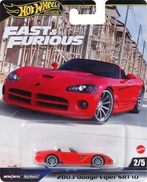 Dodge Viper 2003 F &amp; F - Hot Wheels 1:64