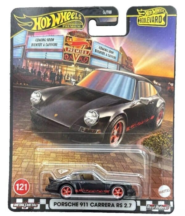 Hot Wheels Boulevard Porsche 911 Carrera RS 2.7 svart
